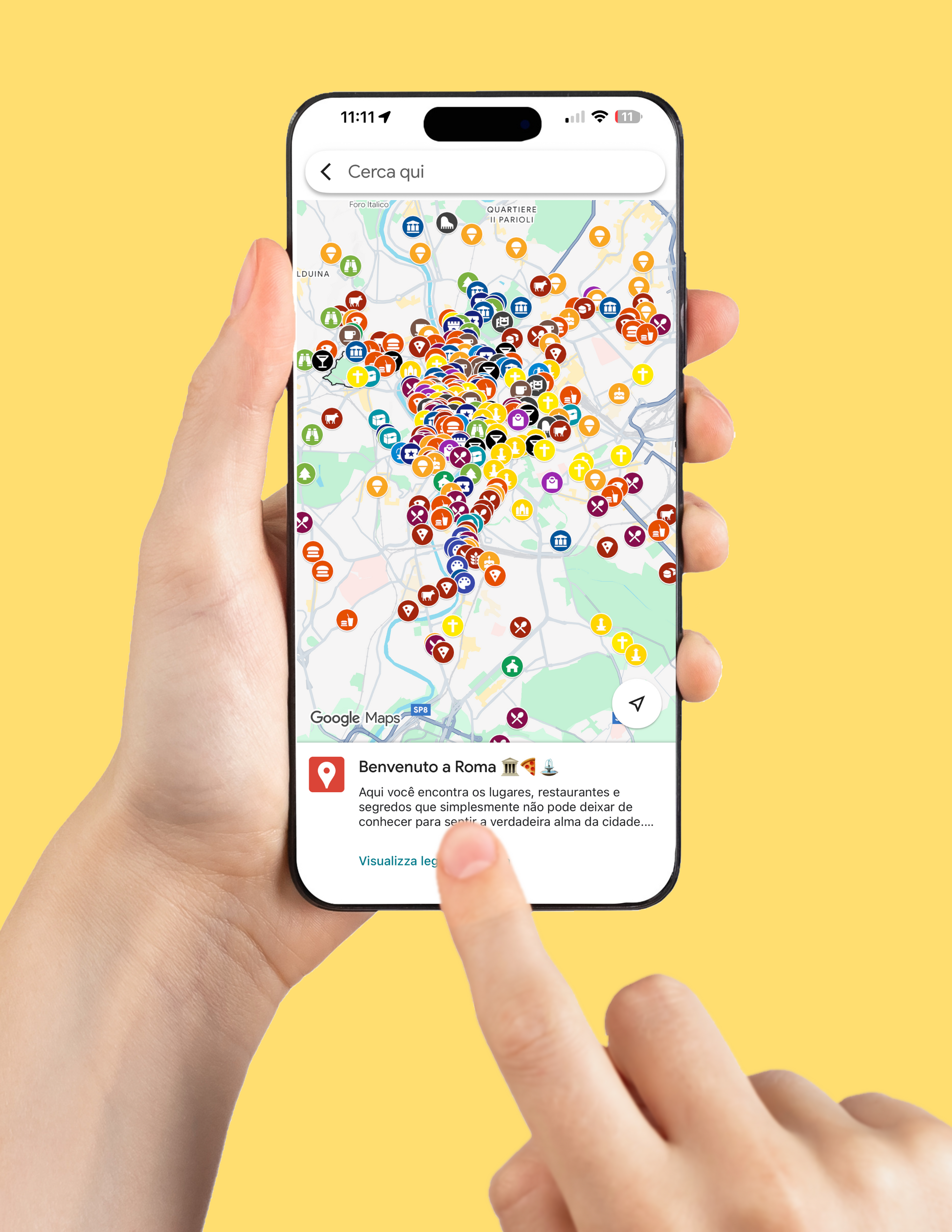 Mapa Roma - Viaje como um local